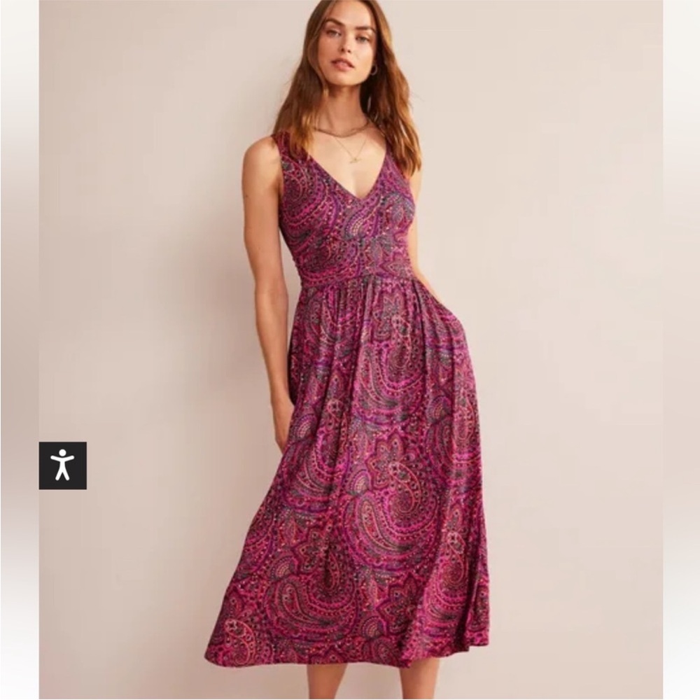 NWT Boden Sleeveless Maxi Jersey Dress - Picture 2 of 14